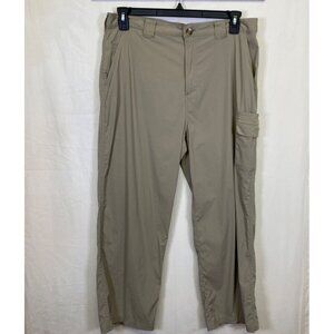 Exofficio Pants Mens 36 Beige Cargo Outdoors Hiking Climbing Lightweight